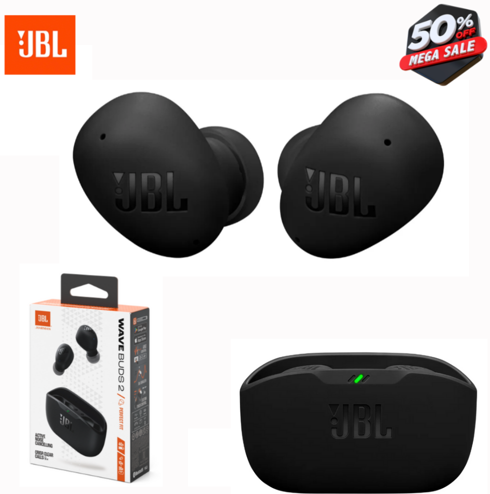 🎧 JBL Wave Buds 2, Cancelación ruido activo, HD sound.-50%🚨